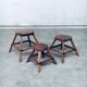 Wabi Sabi Nesting Tables, France, 1950s, Set of 3