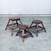 Wabi Sabi Nesting Tables, France, 1950s, Set of 3