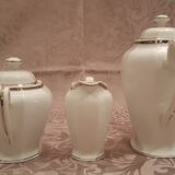 Complete art deco service in Limoges porcelain 12 cups