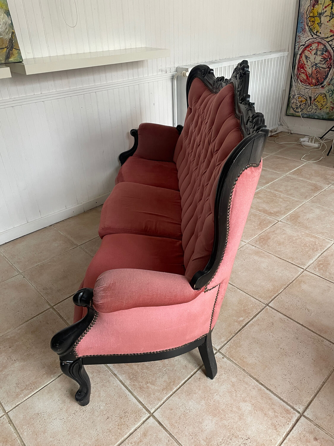 Napoleon III style bench