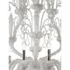 Imperial Venetian Modern White "Ca' Rezzonico" With Curls Murano Glass Chan