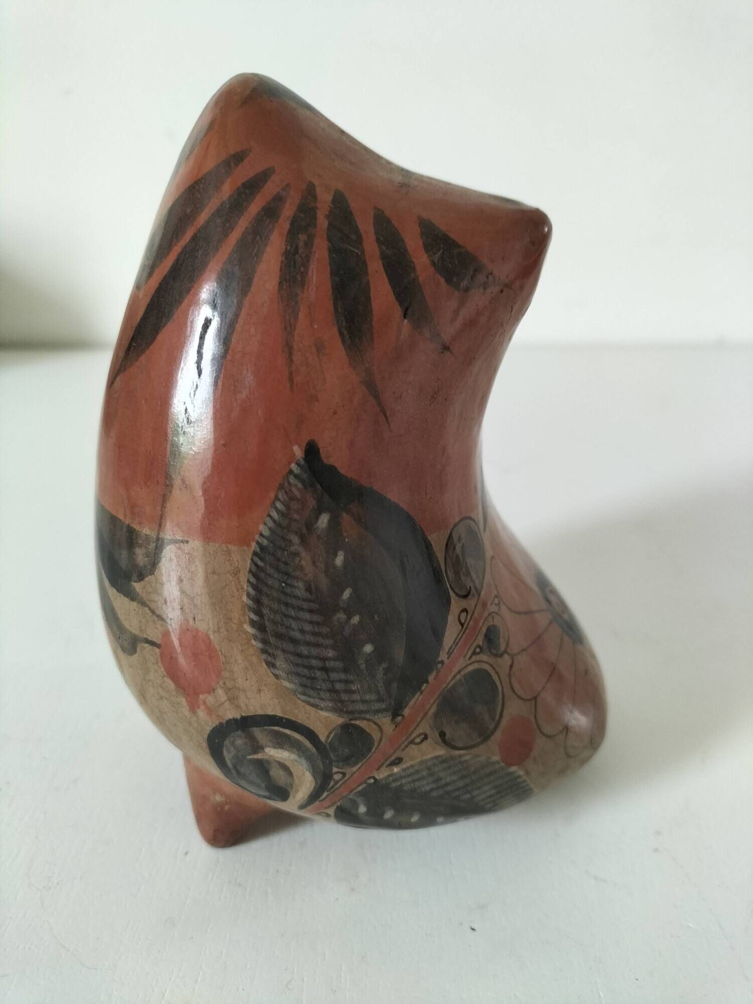 Painted ceramic owl – Mexican craftsmanship from Tonalá