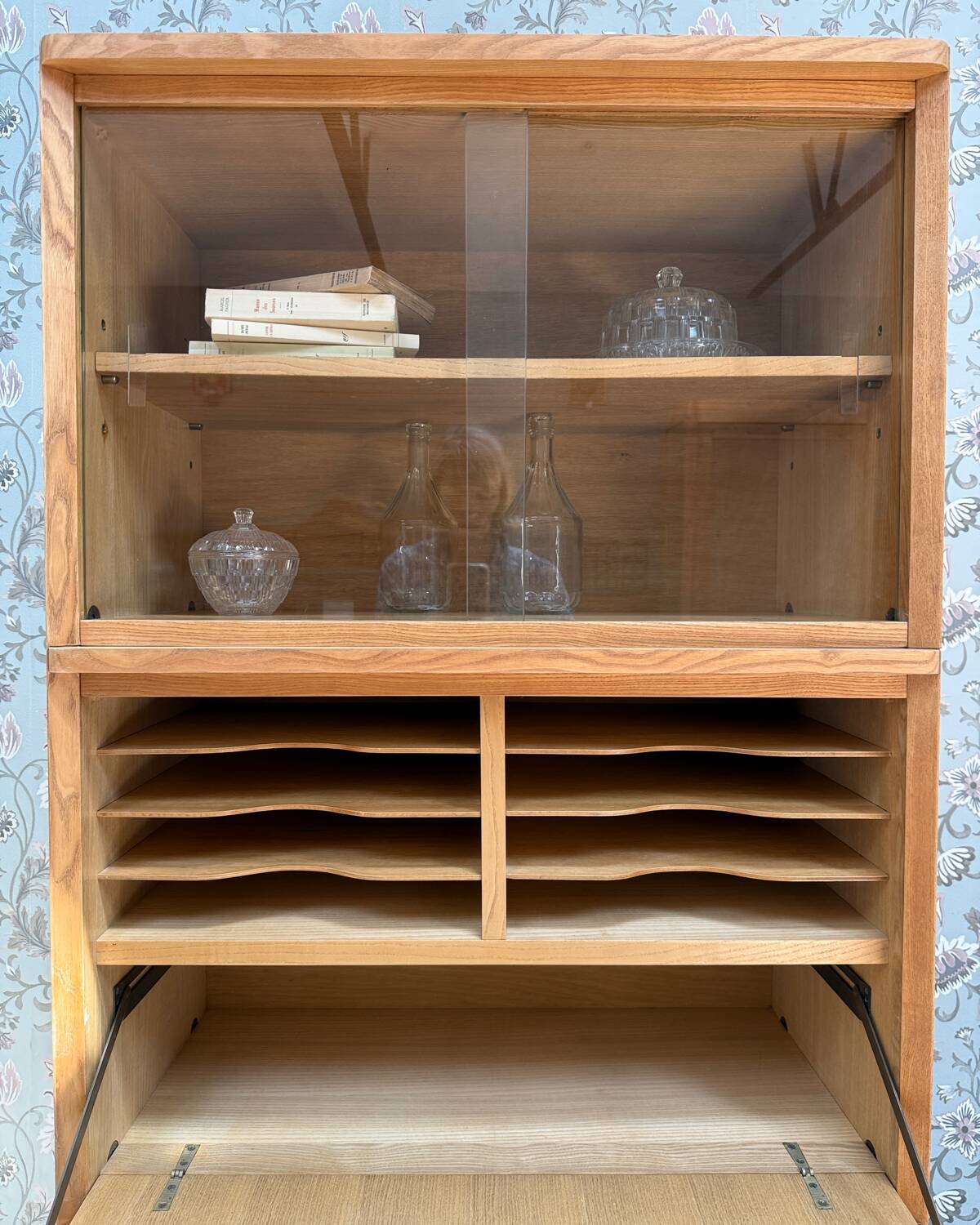 60s-70s oak secretary desk (renovated)