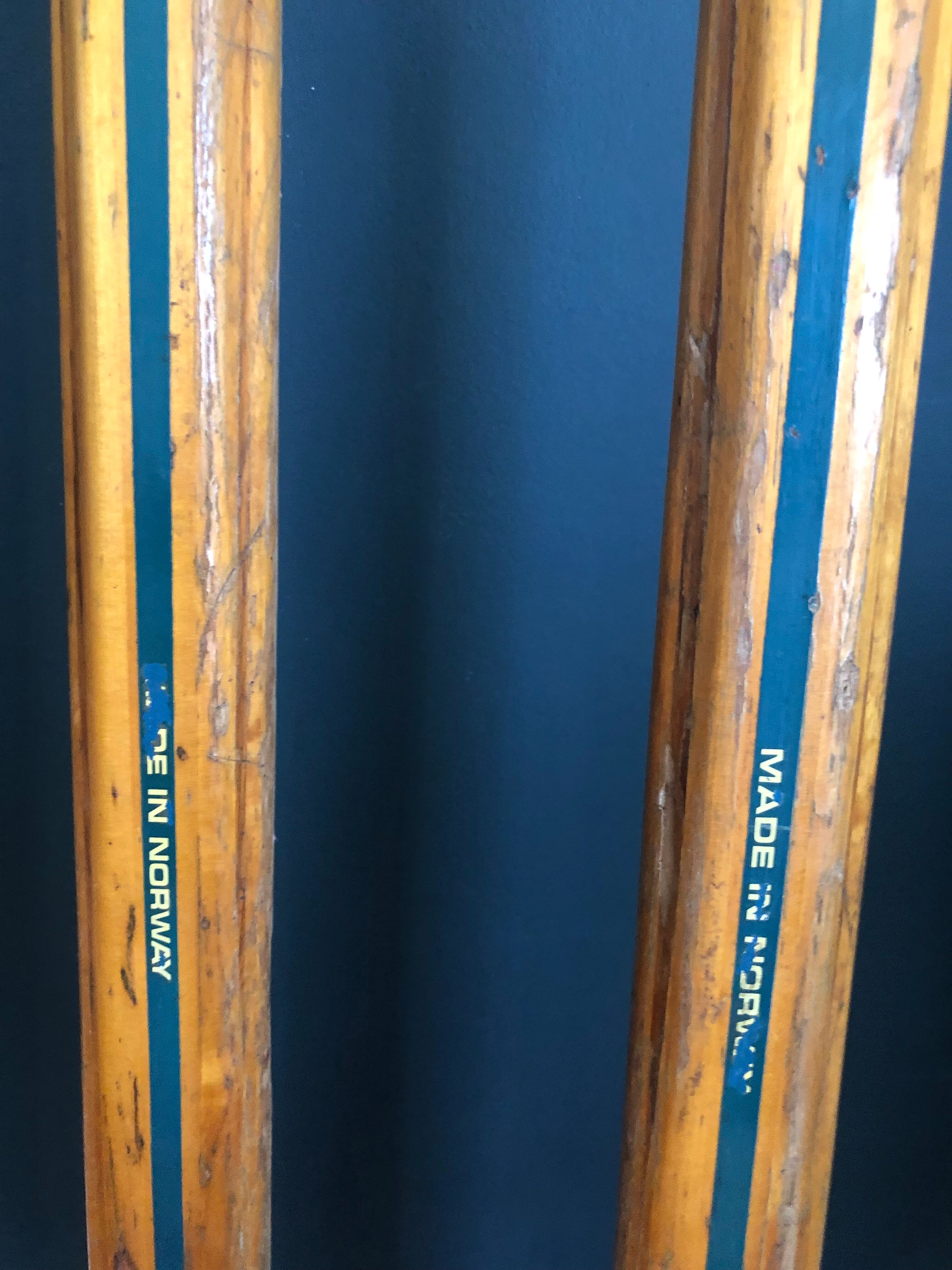 Pair of old skis