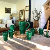 Grandjean-Jourdan Vallauris orangeade service, 1950