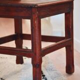 Chaise moucharabieh en bois exotique