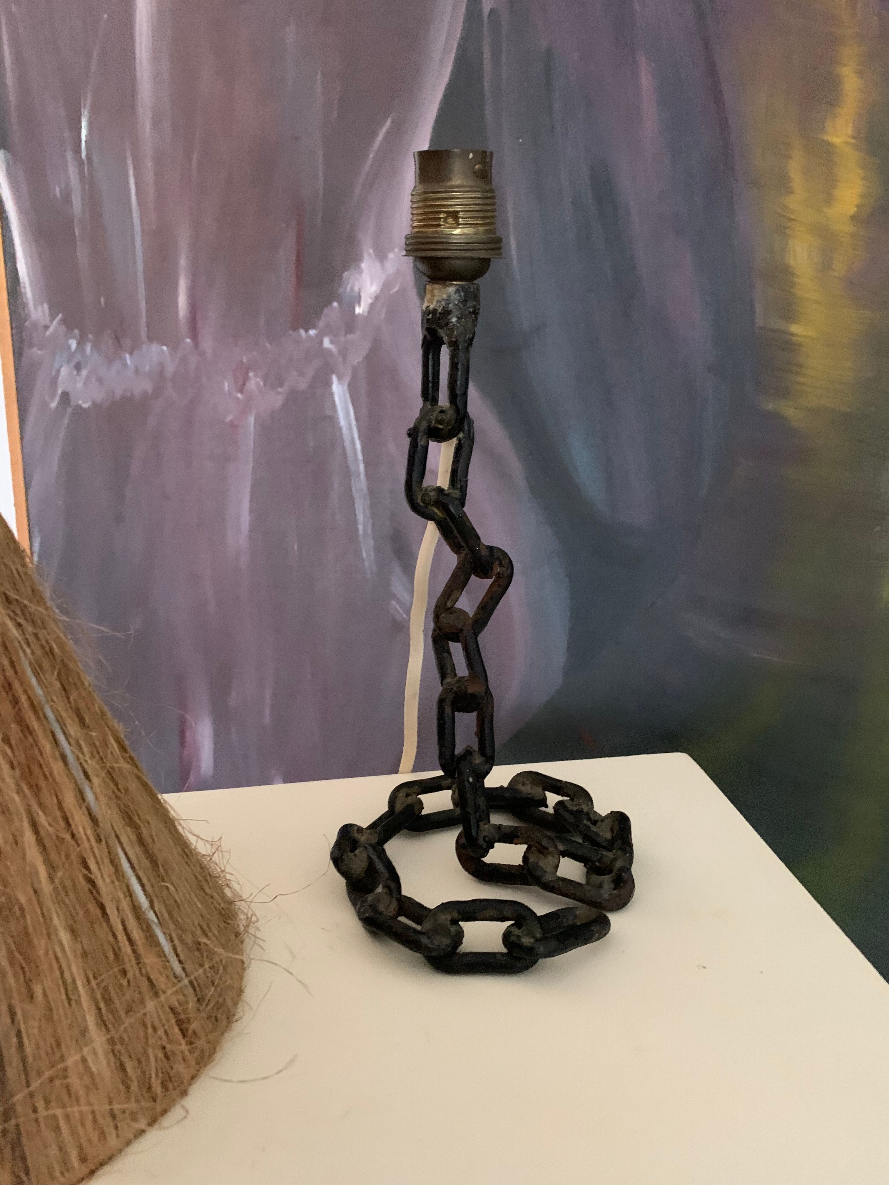Brutalist vintage lamp