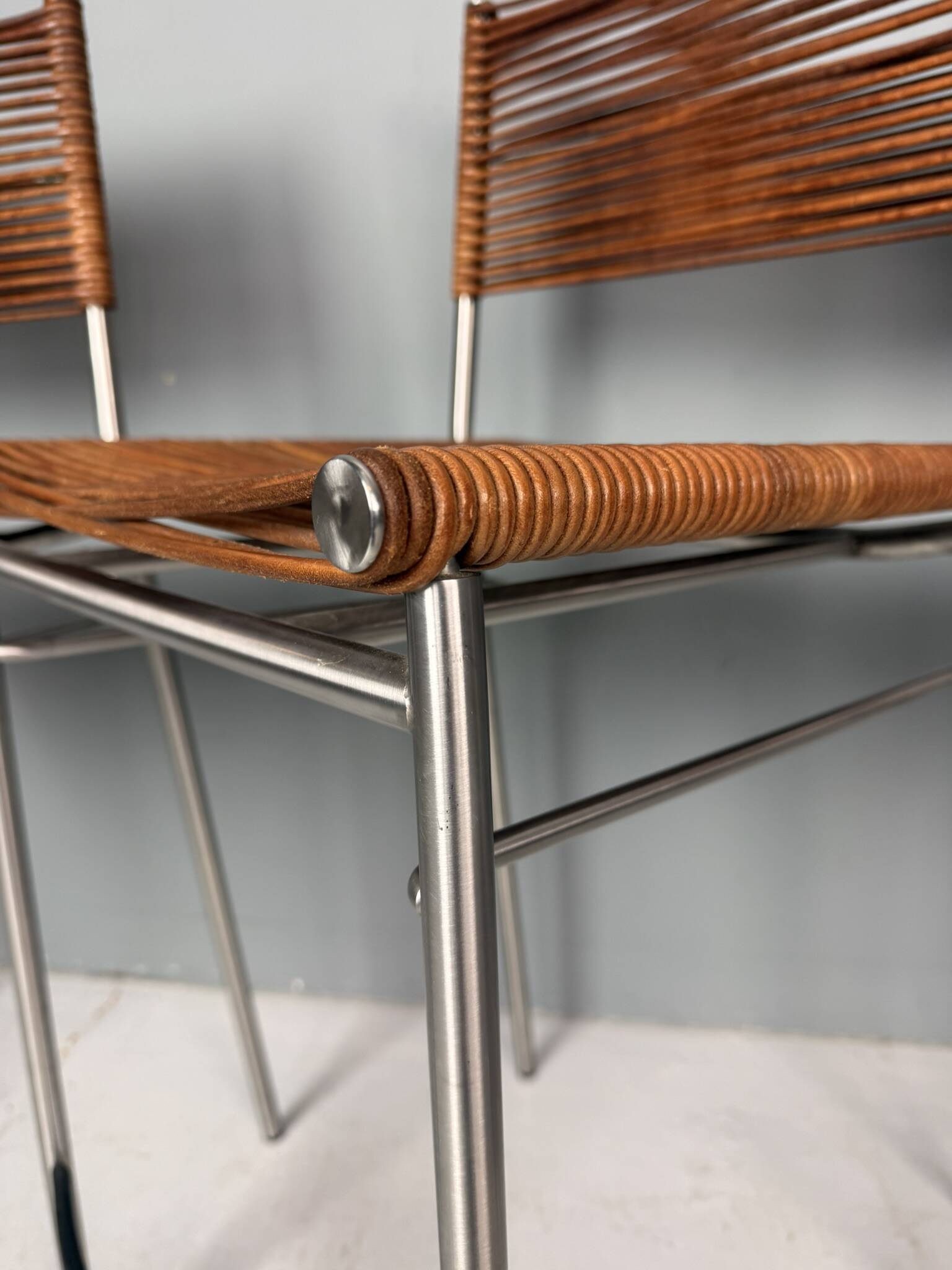 Ensemble de quatre tabourets de bar "Miss B", Tito Agnoli, Italie, 1997