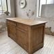 Oak and pine counter 1950