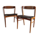 Lot de deux chaises scandinave farstrup model 206