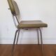 Vintage Hauser metal and skai chair