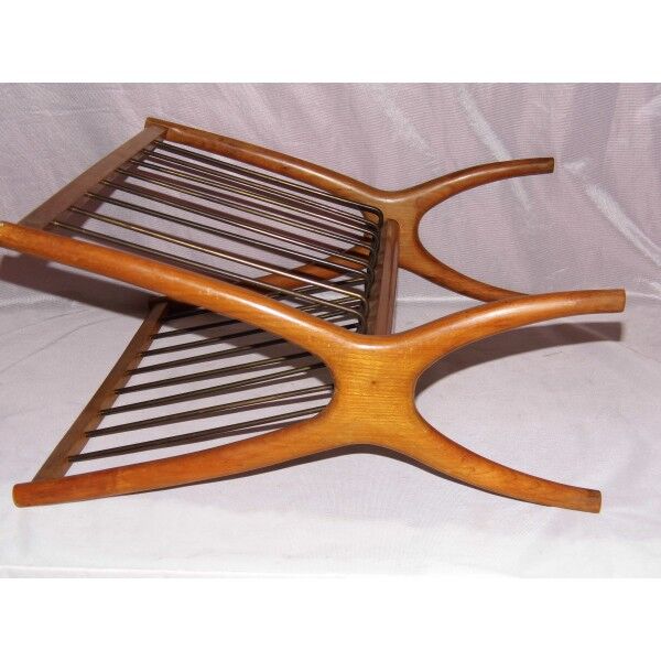 Scandinavian vintage design magazine holder