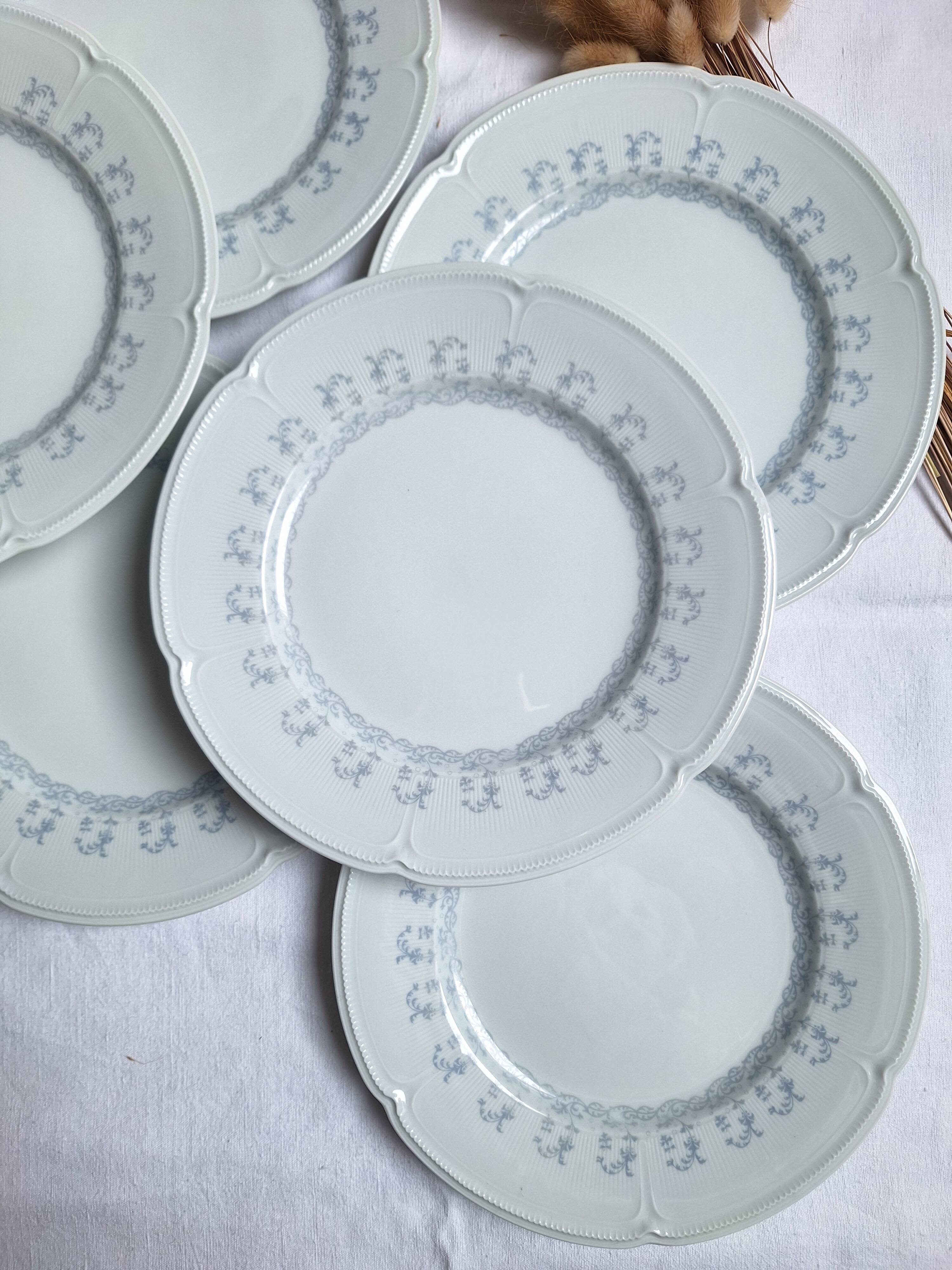 Limoges porcelain flat plates