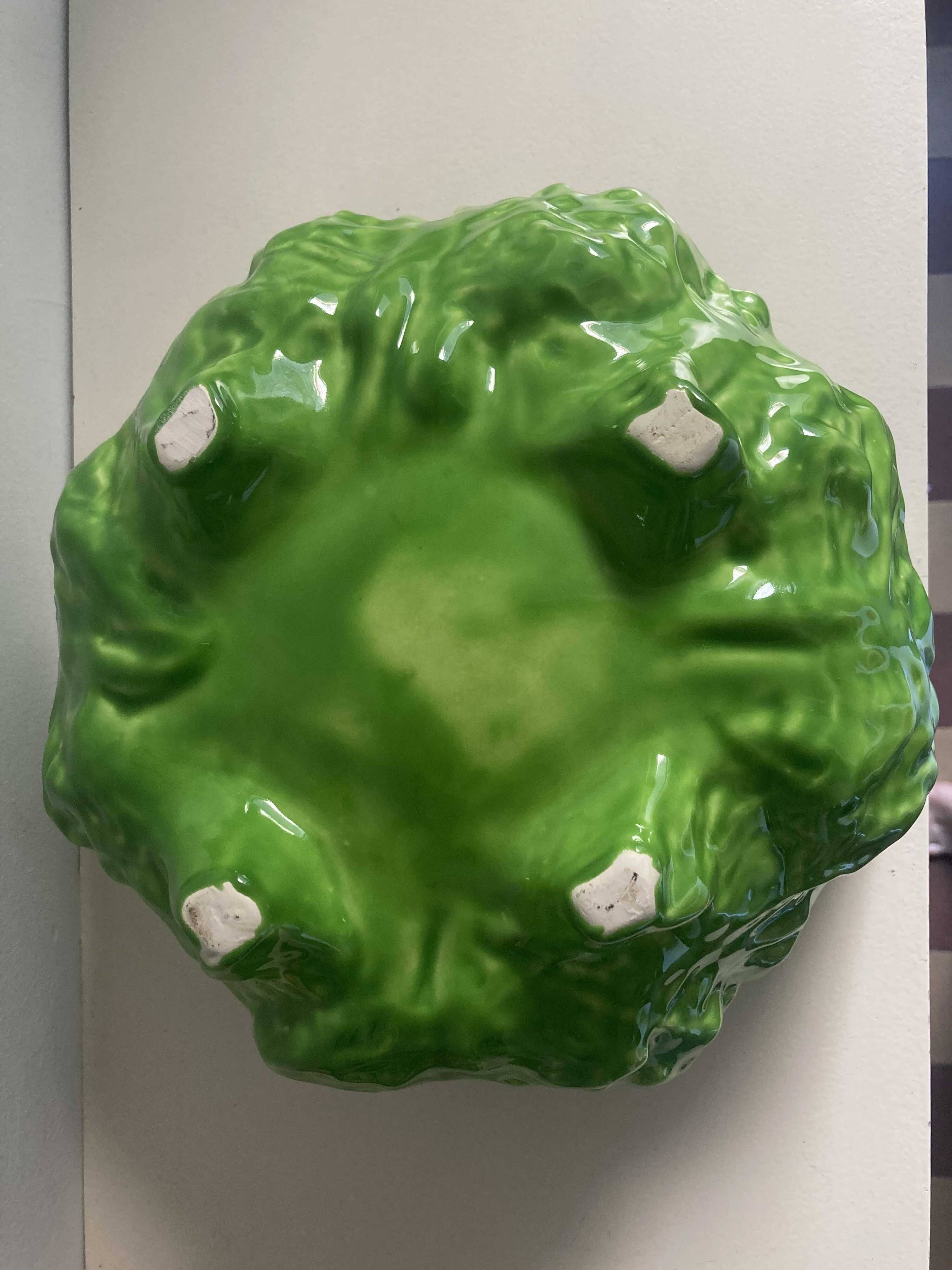 Earthenware salad bowl "cabbage"