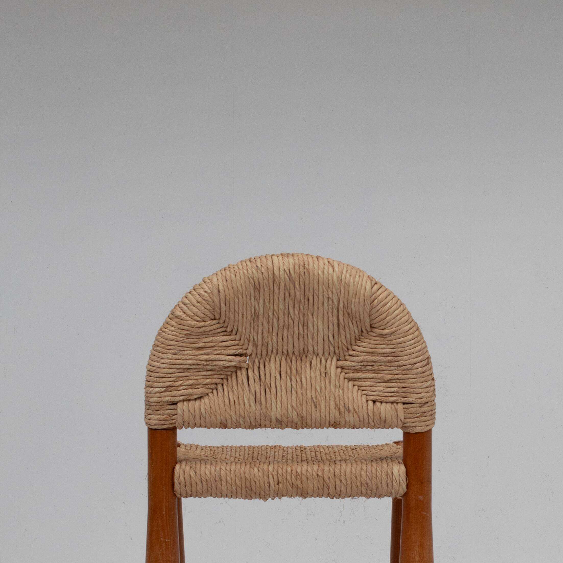 Ensemble de 6 chaises à manger Alessandro Becchi « Toscanolla » pour Giovannetti