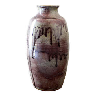 Glazed stoneware vase Roger Jacques Grès du Puisaye