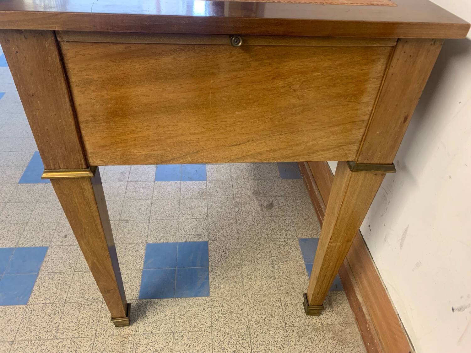 Louis XVI style mahogany desk