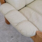 Leather Living Room Set model Montana by Ekornes, 1970's