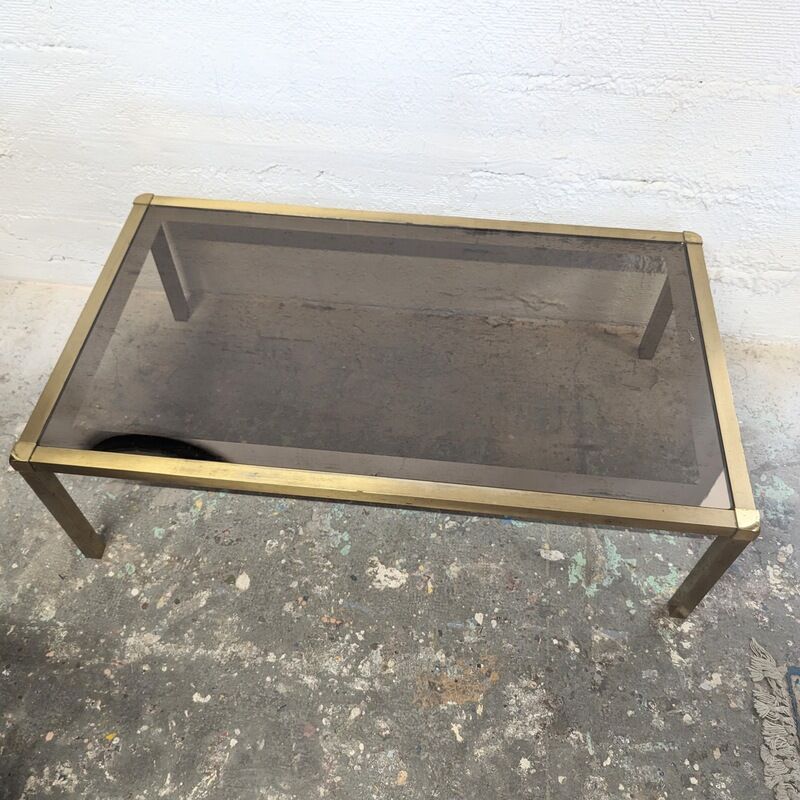 Golden coffee table