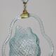 Charming Light Blu Murano Glass Chandelier by Barovier e Toso, 1950s