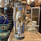 Carved totem pole 1940