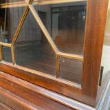 English display cabinet with 4 doors in mahogany, 1960.