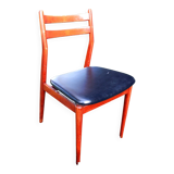 Vintage Scandinavian wooden chair from the 1970s