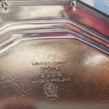 Gainsborough stamped silver plated butter dish
