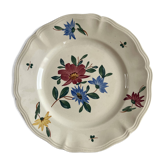Small flat plate Sarreguemines and Digoin