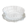 Crystal ravier on silver metal presentation plate