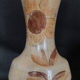 Vintage vase La Roue Vallauris signed 20th-century ceramic