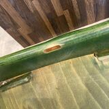 Fauteuil de salon baumann lounge vert vintage années 70