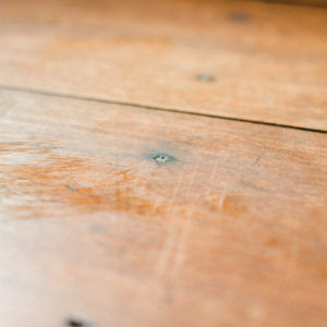 Large wooden oval table - 4 drawers