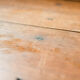 Large wooden oval table - 4 drawers