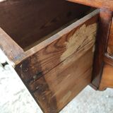 Louis Philippe flat desk in walnut