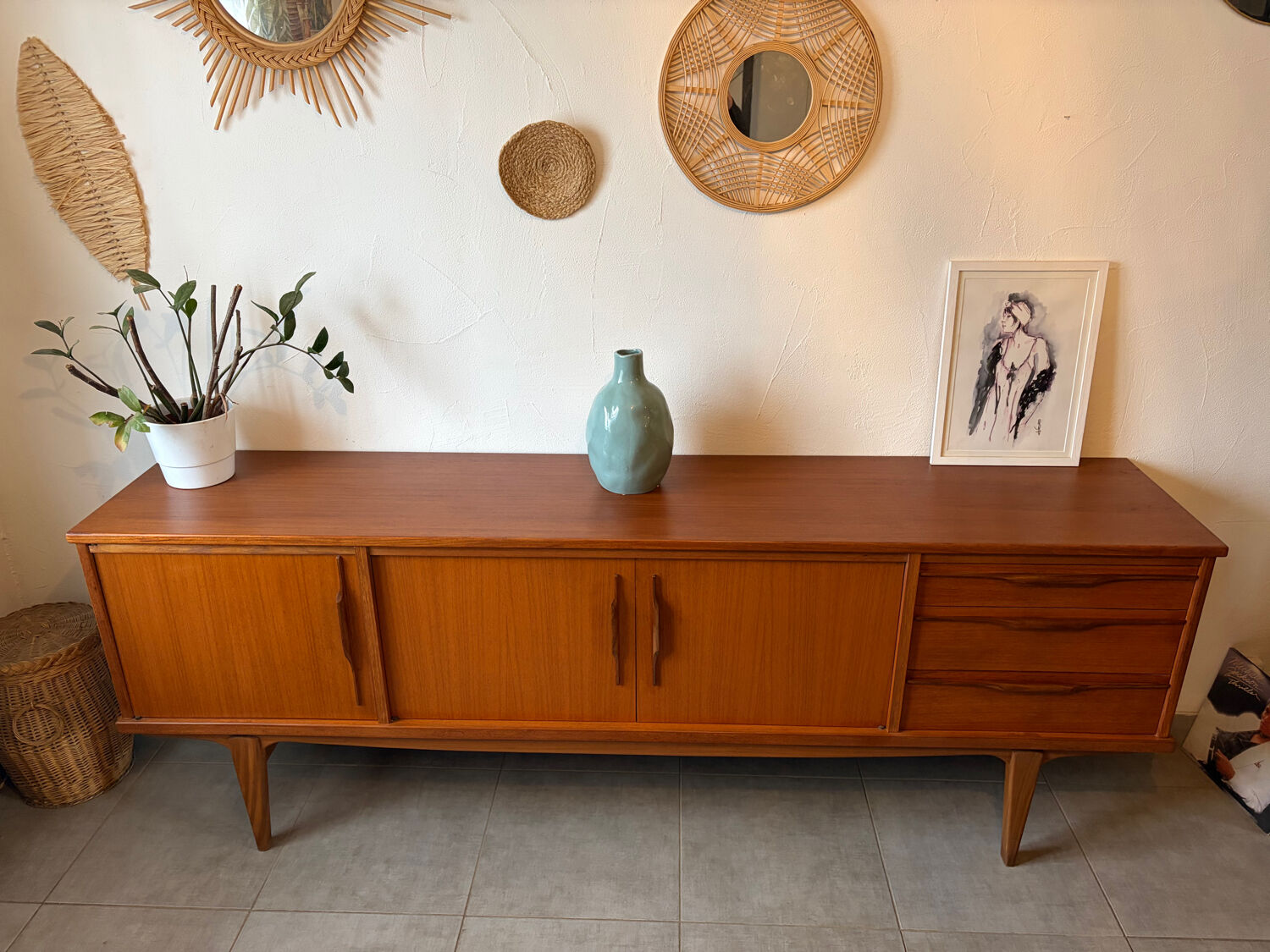Vintage teak sideboard