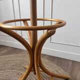 Vintage parrot coat rack in light wood