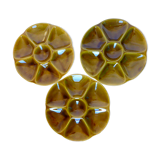 3 vintage Gien porcelain oyster plates 2106173