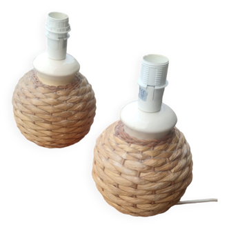 Pair of bedside lamps