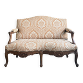 Antique two-seater Louis XV bench