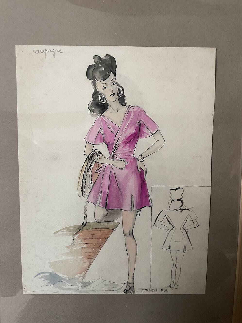 Fashion drawing G Mazoyer