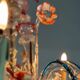 Rezzonico Venetian chandelier in multicolored Murano glass, 12 light arms, circa 1900