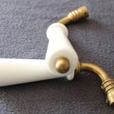 Set of two porcelain door handles