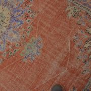 Orange Anatolian Vintage Turkish Rug sku 734