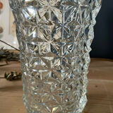 Moulded glass vase