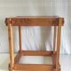 Solid wood side table - 70s