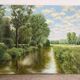 Summer landscape, oil on canvas signed André Lagarde 2005