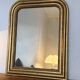 Small Louis-Philippe gilded mirror with mercury glass 48x60cm