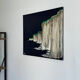 Tableau peinture acrylique « Falaises dans la nuit »