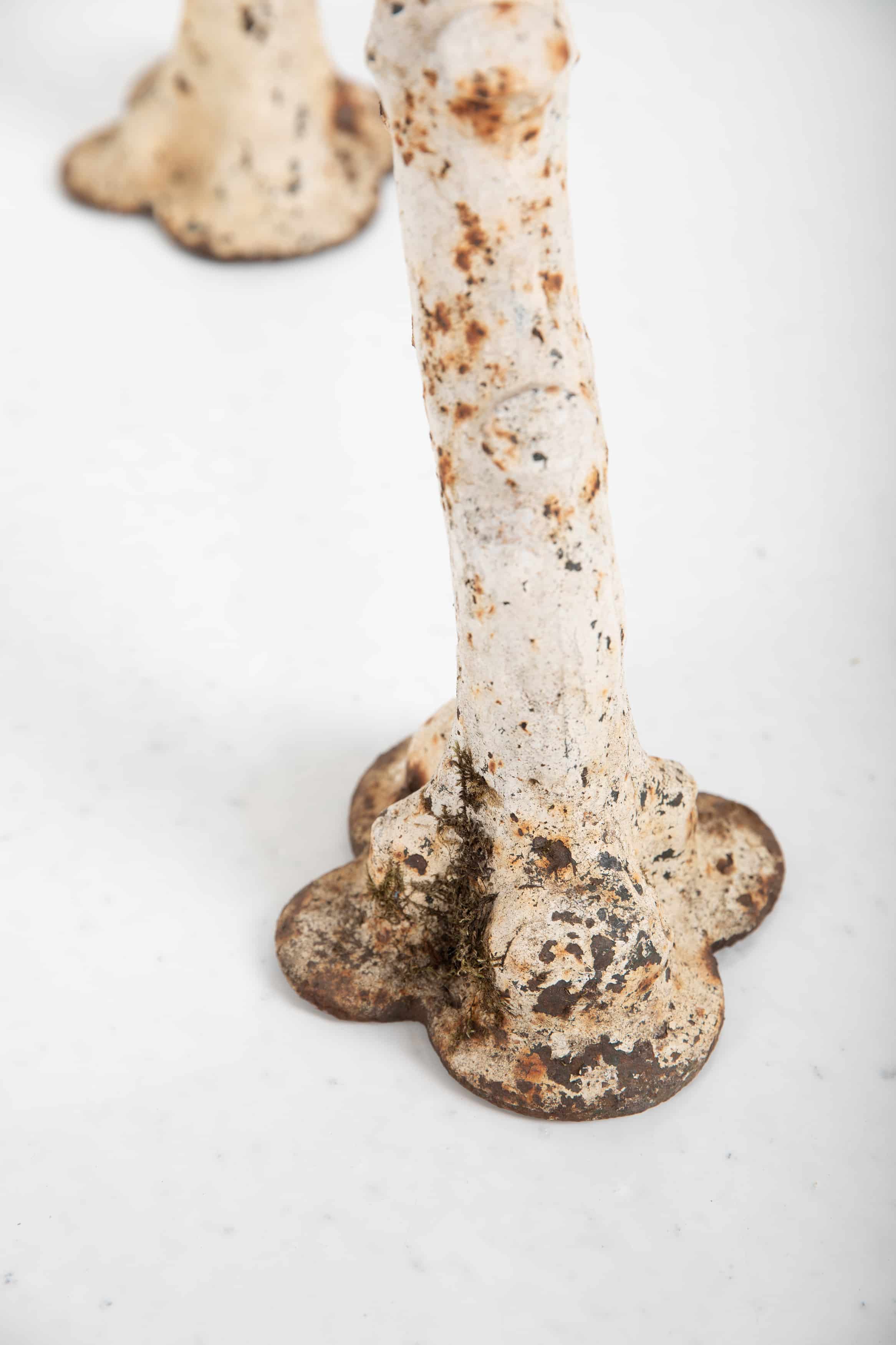 Victorian 'faux bois' garden bench